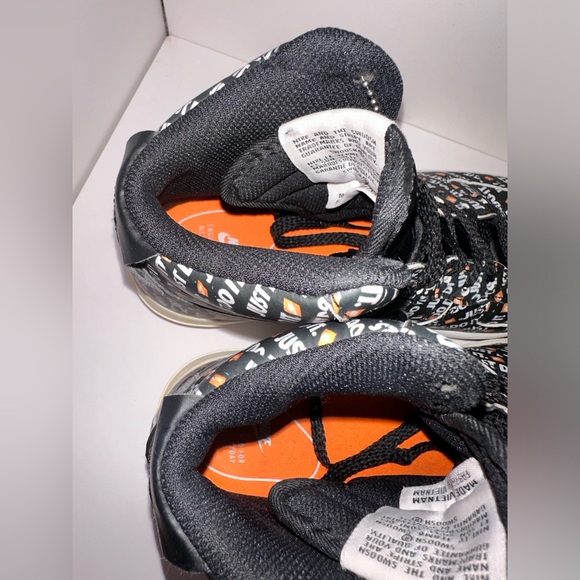 Nike Authenticated Air Force 1 High Tops Black and Orange Just Do It Size 7 - Picture 15 of 17